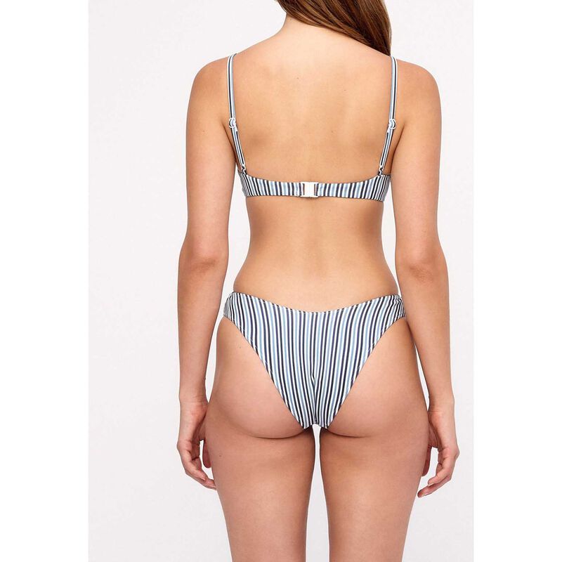 Zulu & Zephyr Blue Pin Stripe Curve Brief image number 1